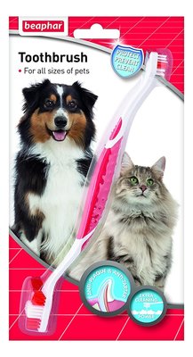 Beaphar Cepillo Dental Doble