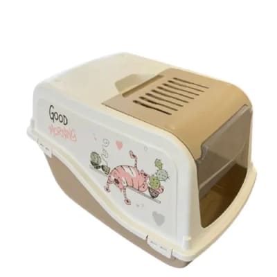 Arenero Ariel Crema con Diseño 55x39x36 cm1