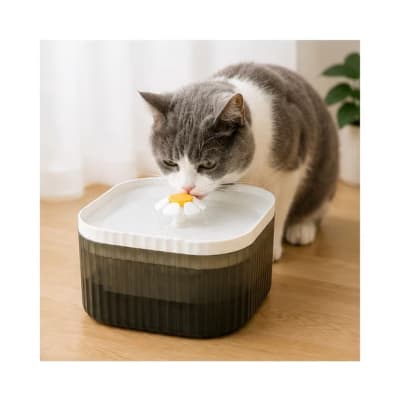 Bebedero Fuente Flor de Agua 2,5 Lts Blanca