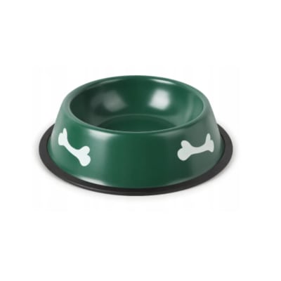 Plato Acero inoxidable Perro Grande Verde 2.900 ml1