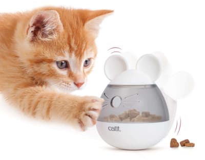 Catit Dispensador Golosinas Ratón 10 cm Alto 8 cm Ancho