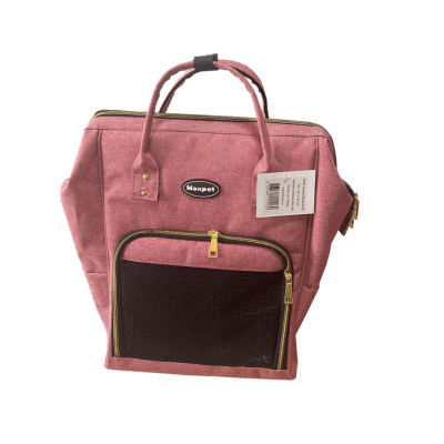 Mochila Maxpet Rosada Largo 30 cm Alto 43 cm Profundo 20 cm