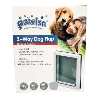 Pawise Puerta Abatible Perro 38x30 cm Interior1