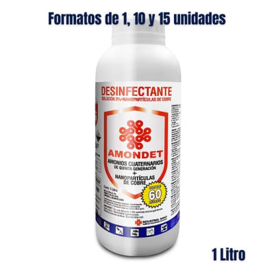 Cunatex Desinfectante con Nanopartículas de Cobre 1 Litro1