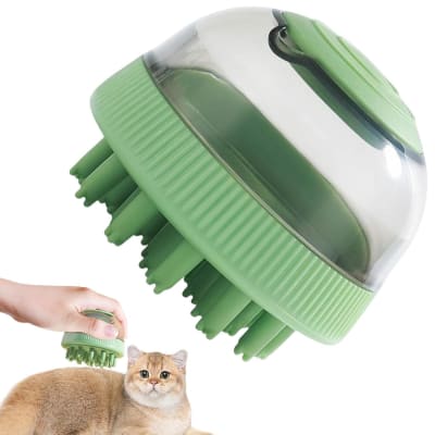 .Cepillo de Silicona con Dispensador de Shampoo 7,5x6 cm1