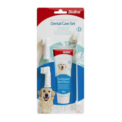 Bioline Pasta Dental Carne 100 gr + Cepillos