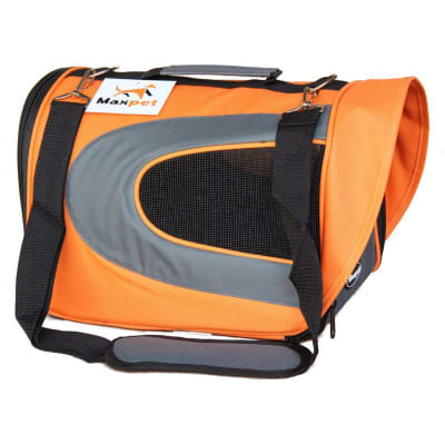 Bolso Maxpet Cabina Naranjo 34x22x23 cm