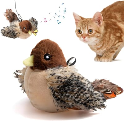 Gorrión para Gatos con Sonido 14x7 cm1