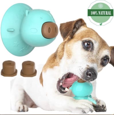 Juguete Perros con Ventosa,  para masticar y limpieza de dientes.