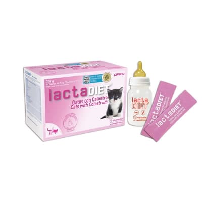 Lactadiet para Gatitos Mamadera + 40 Sobres1