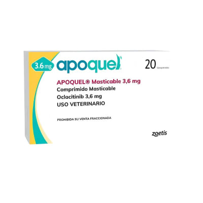 Apoquel Masticable 3,6 mg 20 Comp