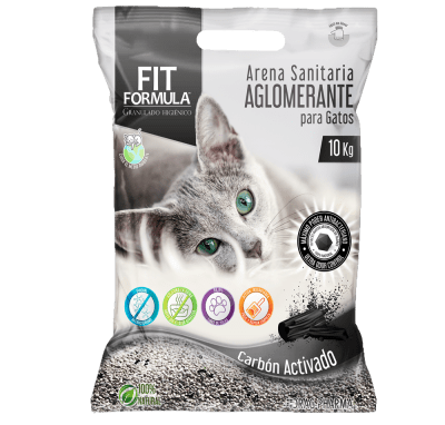 Arena Fit 10 Kg con Carbón Activado