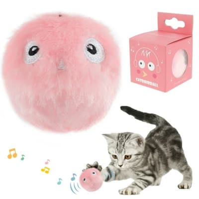 Pelota rosada con sonido de pájaro 5 cm