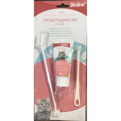Bioline Kit Dental para Gatos 58 gr