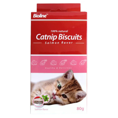 Bioline Galleta Catnip de Salmón 80 gr