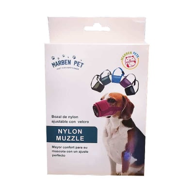 Bozal Marben Nylon con Ajuste de Velcro