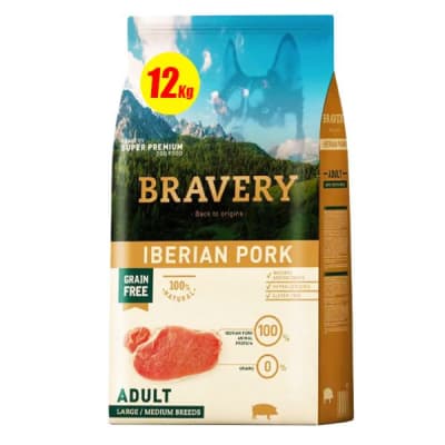 Bravery Iberian Pork Perro Adulto 12 Kg1