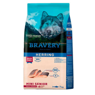 Bravery Herring Perro Senior Raza Pequeña 7 kg
