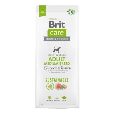 Brit Care Adulto Raza Mediana Pollo e Insecto 12 kg1