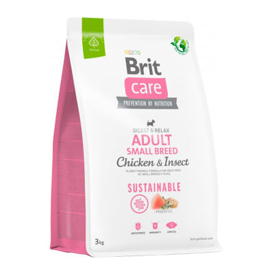 Brit Adulto Raza Pequeña 3 Kg Pollo e Insecto
