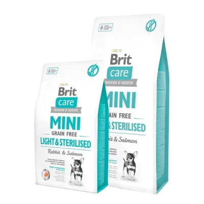 Brit Mini Light & sterilised conejo y salmón1