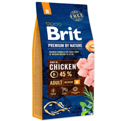Brit Premium Adulto Pollo 15 Kg Raza Mediana