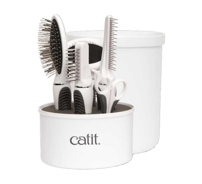 Catit Set Grooming Gatos Pelo Corto1