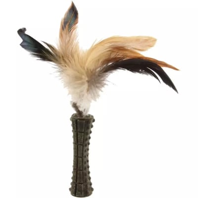 Gigwi Catnip Johnny Stick una Pluma Cafe 8 cm2