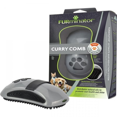 FURminator Cepillo Curry Comb para Perros