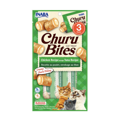 Churu Bites Wraps de Pollo con Atún 30 gr