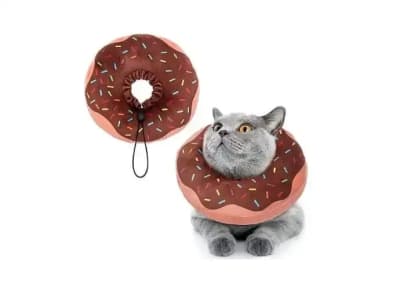 -Collar Isabelino Forma Dona para Gatos y Perros