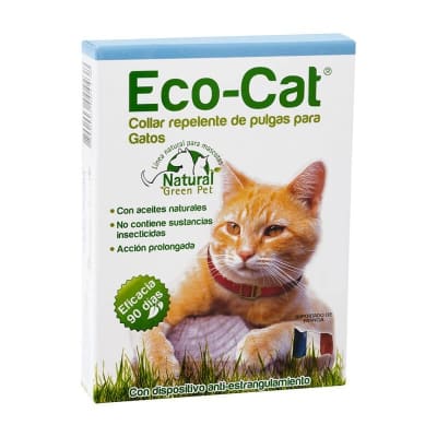 Collar Eco Repelente Gatos de Pulgas1