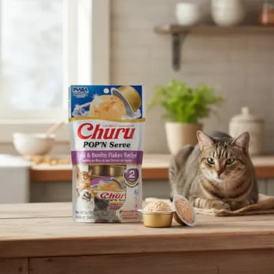 Churu Pop'n Sabor Atún con Bonito 70 gr
