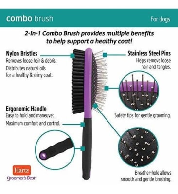 Hartz Cepillo Doble Gatos1