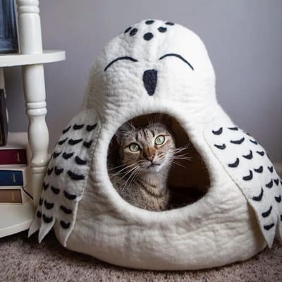 Karma Cat Cueva Buho Nevado Base 40 cm