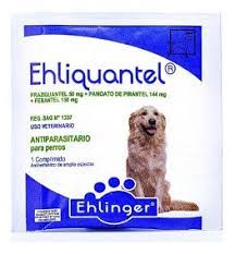 Ehliquantel para 10 kg por 1 Comprimido1