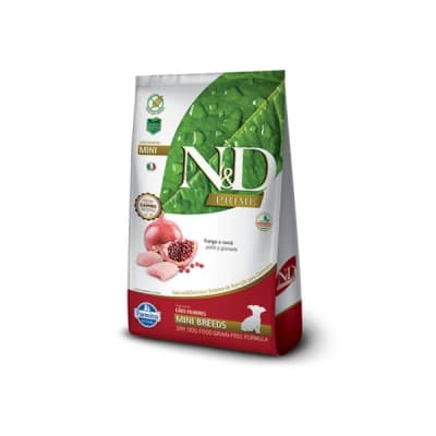 N&D Prime Cachorro Raza Pequeña Pollo y Granada 2,5 kg1