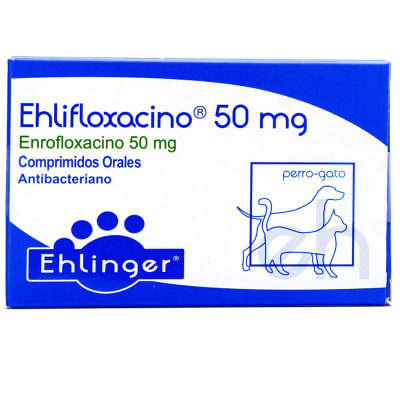 Ehlifloxacino 50 mg 10 Comprimidos