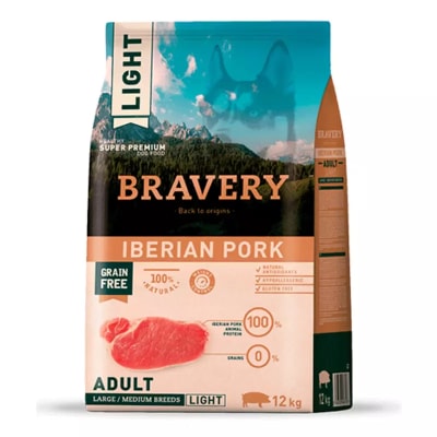 Bravery Cerdo iberico Light Adulto Large/Medium 4 kg