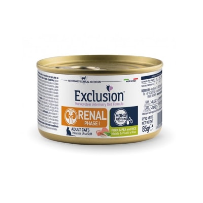 Exclusion Gato Renal Fase 1 Cerdo, Arveja, Arroz 85 grs1