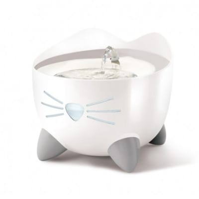 Catit Fuente Pixi Acero Inoxidable 2,5 Lt Blanco1