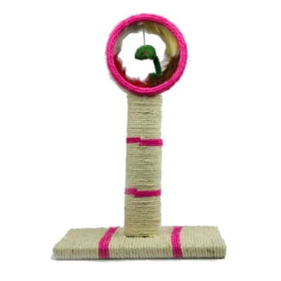 Rascador Base con Ratón Colgante 45 cm1