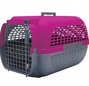 Dogit Voyageur Medium Fucsia con Gris Alto 31x38x57 cm