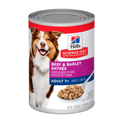 Hills Lata perro 7+ de Carne 370 gr