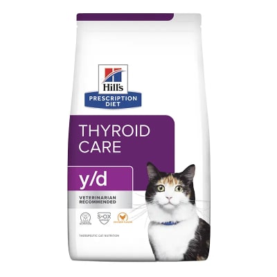 Hills Y/D Cuidado De La Tiroides, Alimento Para Gato 1.8 Kg1