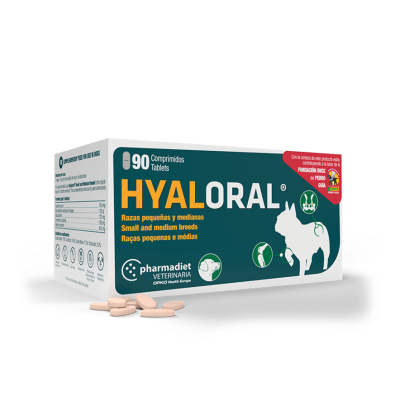 Hyaloral Raza Pequeñas y Medianas 90 Comprimidos1