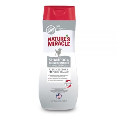 Nature's Miracle Shampoo Acondicionador Hipoalergénico 473 ml