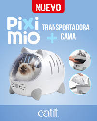 Catit Transportadora PIXI MIO + Cama Largo 52 cm1