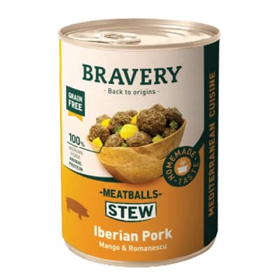 Bravery Lata Iberian Pork Para Perro 415 Gr1
