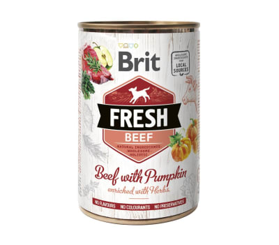 Brit Fresh Carne de Vaca y Calabaza 400gr